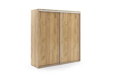Produktbild von A15 Kleiderschrank mit Schiebetür - Craft Gold - 150 x 62 x 245 cm