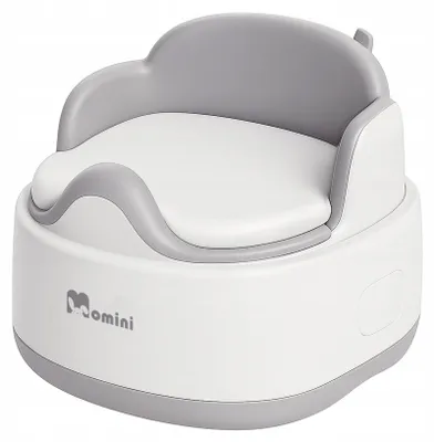 Productafbeelding van Multifunctioneel kinderpotje 3-in-1 voor baby's, Momini Softi, grijs