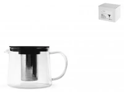 Immagine prodotto di H&H Teiera In Vetro Borosilicato Con Filtro Lt 1