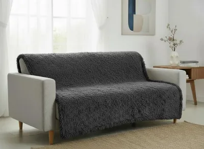 Zdjęcie produktu dla Design 91 Narzuta na łóżko 170x210 Tiffany 1 koc z wełny stalowej D91