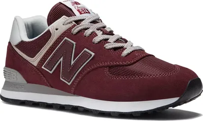A studio shot of a single New Balance sneaker.