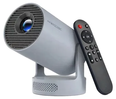 Obrázek produktu pro Projektor, rozlišení 8K, kompatibilní s Bluetooth, hlasové ovládání ProNewGrey, zástrčka pro EU