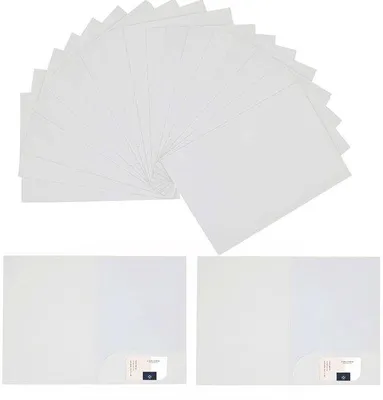 Produktbild von A4 Dokumentenmap 350g/m² Kraftpapier weiß 310x220mm Büro