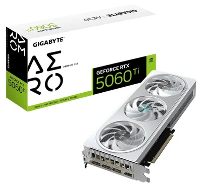 Immagine prodotto di Gigabyte GeForce RTX 5060 Ti AERO OC 16GB Graphics Card