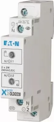 Produktbild von Eaton Doppelleuchte, 230AC/DC, rot/grün 284925