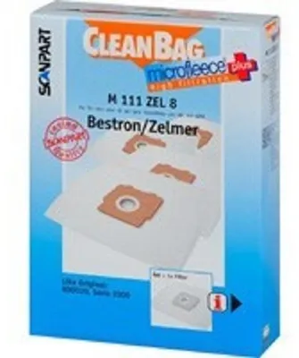 Produktbild von CleanBag Staubsaugerbeutel M111ZEL8 für Bestron / Zelmer