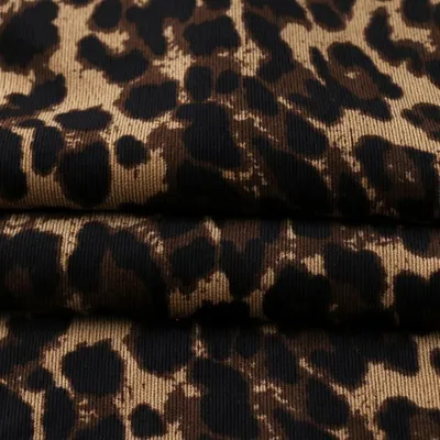 Obrázek produktu pro Látka s leopardím vzorem, prodávaná na metr, vhodná pro šicí projekty
