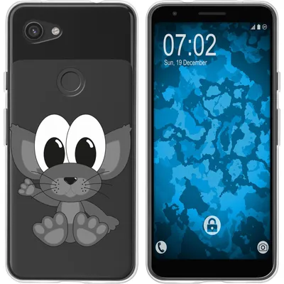 Produktbild von PhoneNatic Case kompatibel mit Google Pixel 3a XL Silikon-Hülle Cutiemals M5