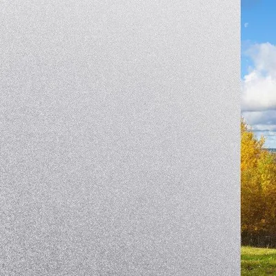 Produktbild von Famanu Sichtschutzfolie für Fenster - Selbstklebend und undurchsichtig (44,5 x 200 cm Weiß)
