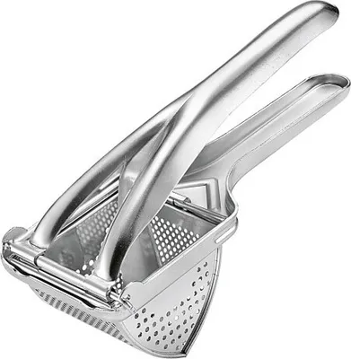 Produktbild von Kartoffelpresse, ergonomisch, runde Griffen, verzinnt, 27 x 10,5 x 11,5 cm, silber (1 Stück)