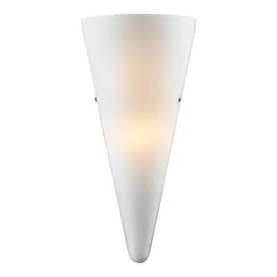 Produktbild von Wandleuchte EVAN 2xE14/40W, weiß/opalweiß, L: 23 B: 11,5 H: 48,5 cm, Fassung E14, dimmbar