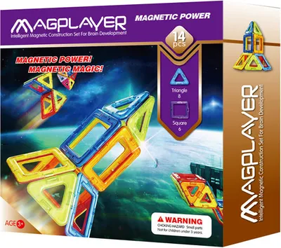 Immagine prodotto di Magplayer kit magnetico 14 pezzi