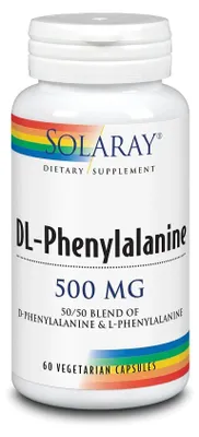 Image de Solaray Dl-Phenylalanine 500 Mg 60 Vcaps