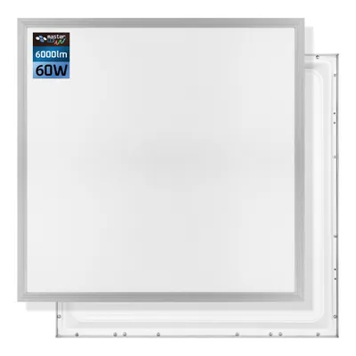 Produktbild von MasterLED LED Panel 60x60cm 60W 6000lm Neutralweiß 4000K, Deckenlampe Rasterleuchte für Büro, Milchig IP20 Weiß