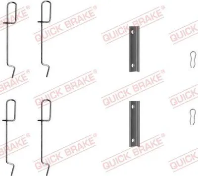 Produktbild von QUICK BRAKE 109-1125 Zubehörsatz, Scheibenbremsbelag x