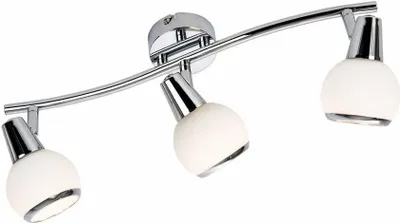 Zdjęcie produktu dla Lampa sufitowa Loris chromowana 3xE14x40W metal wym:14x45x12cm IP20 Reality