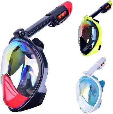 Productafbeelding van Famanu snorkelmasker, volledig gezichtsmodel - comfortabel en anti-condens