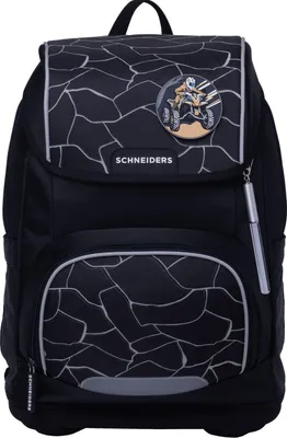 Produktbild von Schneiders Freizeitrucksack Ergoplus 2in1 Schulranzen Set 7-teilig 22L Dark Hunter schwarz