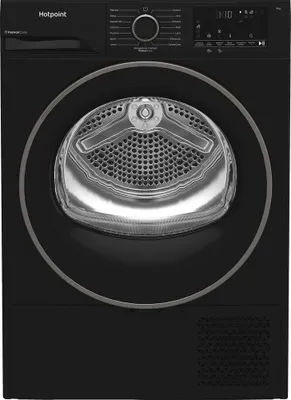 Obrázek produktu pro Hotpoint HPT 94D BBS IT, Stojací, Přední plnění, Tepelné čerpadlo, Černá, Otočné, Dotyk, Černá