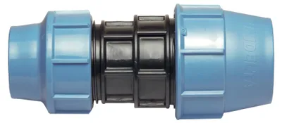 Produktbild von Unidelta PP Reduzier-Kupplung 63mm x 40mm mit Klemmverschraubung für PE-Rohre | Klemmverbinder Klemmfitting