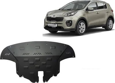 Produktbild von Oceľový ochranný kryt podvozku pre motor Kia Sportage