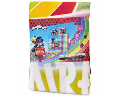 Produktbild von Miraculous Power Kinder Bettwäsche 135x200 cm + 80x80 cm | 100% Baumwolle