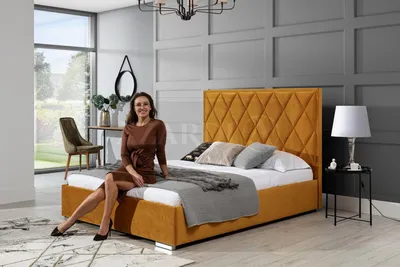 Produktbild von Polsterbett Betten Bett Polster Designer Hotel Doppel Luxus Design 160x200cm Neu