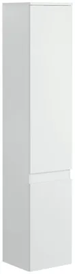 Produktbild von Badezimmer-Aufbewahrungsregal - Badezimmerschrank - Aufbewahrungsmöbel - WC-Schrank - Säulenschrank - Weiß - 2 Türen