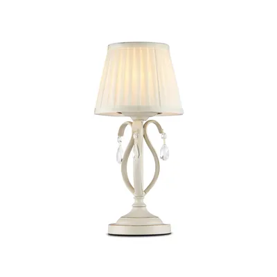 Produktbild von Maytoni Moderne Tischleuchte Brionia 1xE14 excl. in Beige aus Metall Organza 40 W für Küche, Schlafzimmer, Wohnzimmer, Esszimmer, Lobby