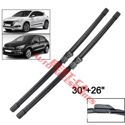 Imagen del producto de Limpiaparabrisas delanteros, 75+65 cm. Compatibles con Citroen C4 Mk2 y DS4
