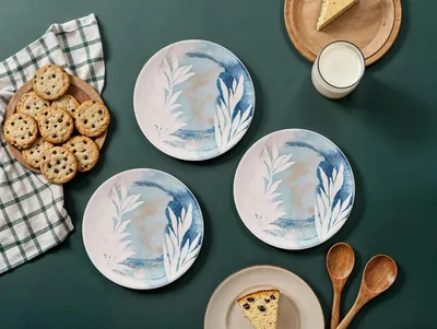Productafbeelding van Hermia Concept, hoogwaardige set van 6 dessertborden, gemaakt van 100% keramiek | 19,3 cm