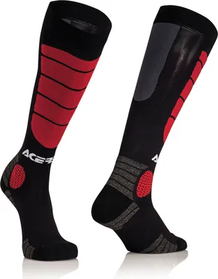 Produktbild von Acerbis Motocross Impact Socken, schwarz/rot, S/M