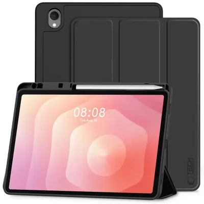 Produktbild von Schutzhülle mit Klappe für Galaxy Tab S11 11", Tech-Protect SC Pen, Schwarz
