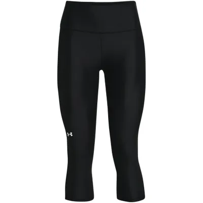 Produktbild von UNDER ARMOUR HeatGear Armour No-Slip Waistband Caprihose Damen 001 - black/white XXL