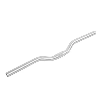 Zdjęcie produktu dla Rower aluminiowy typu fixie, rower szosowy z napędem stałym, kierownica z podwyższonym mostkiem, 25,4 mm * 520 mm (kolor srebrny)