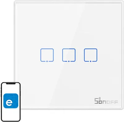 Image de Interrupteur intelligent RF Sonoff T2EU3C-RF