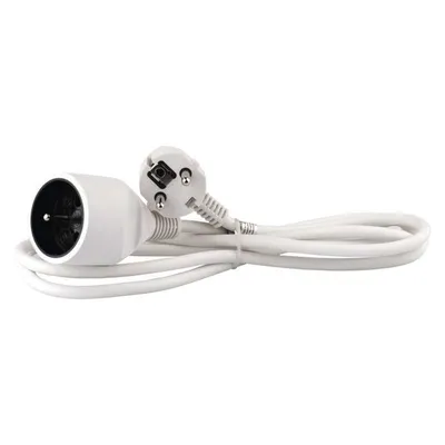 Immagine prodotto di EMOS Cavo di prolunga 2 m / 1 presa / bianco / PVC / 1 mm2, P0112
