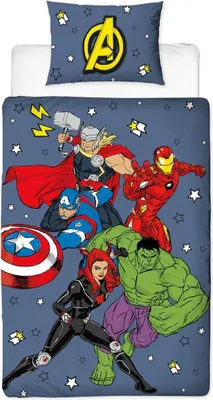Produktbild von Marvel Avengers - Bettwäsche-Set AG2584 (Einzelbett) (Bunt)