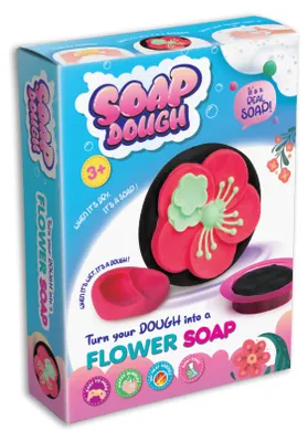 Image de Découvre la joie de la création ! Kit créatif Strigo "Conjure ton savon" avec fleur rouge - parfait pour les petits artistes et les amateurs de design.