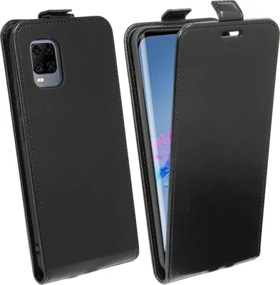 Immagine prodotto di Custodia flip compatibile con ZTE AXON 11 Custodia per telefono cellulare Cover protettiva verticale pieghevole Flip Cover Nero