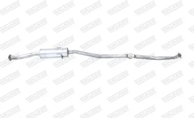 Produktbild von WALKER 22907 Mittelschalldämpfer Schalldämpfer für TOYOTA RAV 4 II (CLA2, XA2, ZCA2, ACA2)