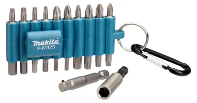 Image de Makita - Jeu de tournevis - 22 pièces - torx, phillips, pozidriv, hex - longueur : 25 mm