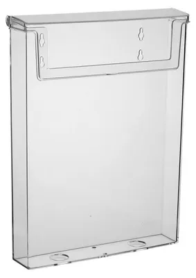 Produktbild von DIN A4 Prospekthalter / Flyerhalter mit Deckel für Aussen / Prospektbox / wetterfest