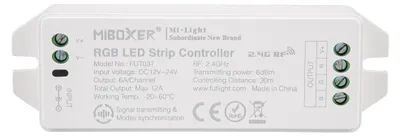Produktbild von MiBoxer Empfänger Controller Steuerung Dimmer 2.4G 12/24V max. 12A | FUT037M | RGB