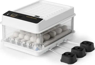 Obrázok produktu pre Plne automatický povrchový inkubátor Fudajo pre 36 vajec, inkubátor 45 W s otočným systémom, inkubátor s reguláciou teploty a vlhkosti, inkubátor na násadové vajcia