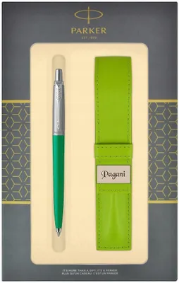 Produktbild von Parker Jotter GREEN Kugelschreiber mit Etui