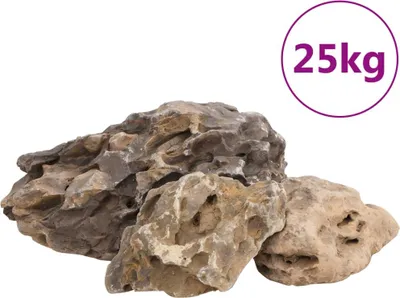 Produktbild von vidaXL Drachensteine 25 kg Grau 10-40 cm