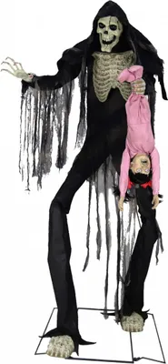 Produktbild von Riesiger Boogey Man Skelett Animatronic 213 cm mit Bewegung, Licht & Sound