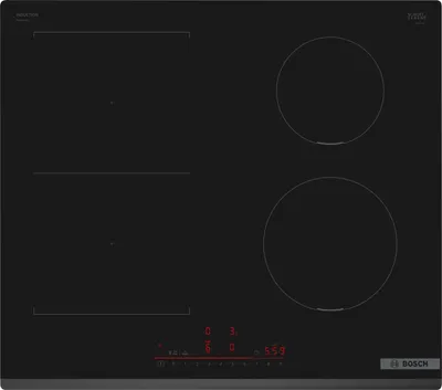 Immagine prodotto di Bosch Serie 6 PVS631HB1E piano cottura Nero Da incasso 60 cm Piano cottura a induzione 4 Fornello(i)