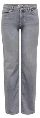 Imagen del producto de Pantalones vaqueros rectos de corte medio para mujer, color rosa